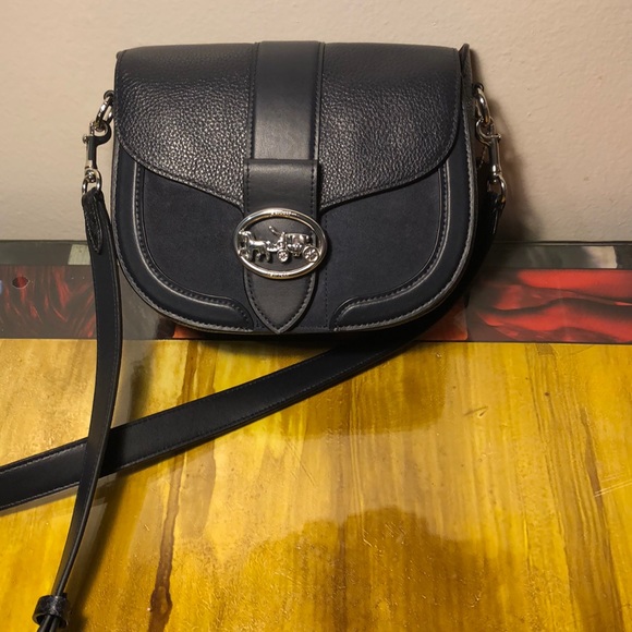 Coach Bags Coach Saddle Bag Black 95w X 75h Brand New Leather